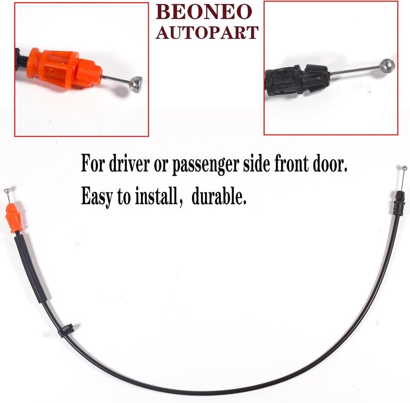 BEONEO 924-481 25.8" Door Latch Cable For Chevy Silverado Tahoe Yukon Sierra Escalade Door Handle Latch Release Cable 25.8 inch 2007 2008 2009 2010 2011 2012 2013 2014 07 08 09 10 22862028, 22862029,22862030 - Image 5